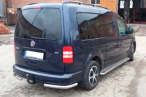 Volkswagen Caddy 2010-2015 Hintere Eckschutzrohre AK003 (2 Stk., Edelstahl) Foto 6
