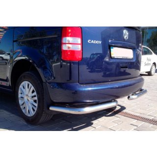 Hintere Eckschutzrohre AK003 (2 Stk., Edelstahl) Volkswagen Caddy 2010-2015 Foto 3