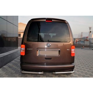 Hintere Eckschutzrohre AK003 (2 Stk., Edelstahl) Volkswagen Caddy 2010-2015 Foto 2