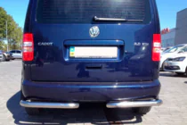 Volkswagen Caddy 2004-2010 Hintere Eckschutzrohre AK003 (2 Stk., Edelstahl) Foto 4