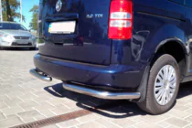 Volkswagen Caddy 2004-2010 Hintere Eckschutzrohre AK003 (2 Stk., Edelstahl) Foto 5