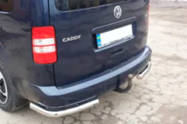 Volkswagen Caddy 2004-2010 Hintere Eckschutzrohre AK003 (2 Stk., Edelstahl) Foto 8