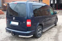 Volkswagen Caddy 2004-2010 Hintere Eckschutzrohre AK003 (2 Stk., Edelstahl) Foto 7