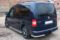 Volkswagen Caddy 2004-2010 Hintere Eckschutzrohre AK003 (2 Stk., Edelstahl) Foto 9
