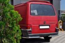 Volkswagen T4 Caravelle/Multivan 1990–2003 Hintere Eckschutzrohre AK003 (2 Stk., Edelstahl) Foto 3