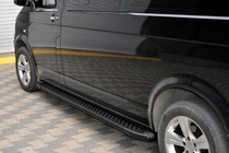 Volkswagen T5 Multivan 2003–2010 Trittbretter X5-Typ schwarz (2 Stk., Alu) Kurzer Radstand Foto 5
