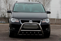Volkswagen Touran 2003-2010 Frontbügel WT003 (Edelstahl) 60 mm, ohne Schriftzug Foto 1