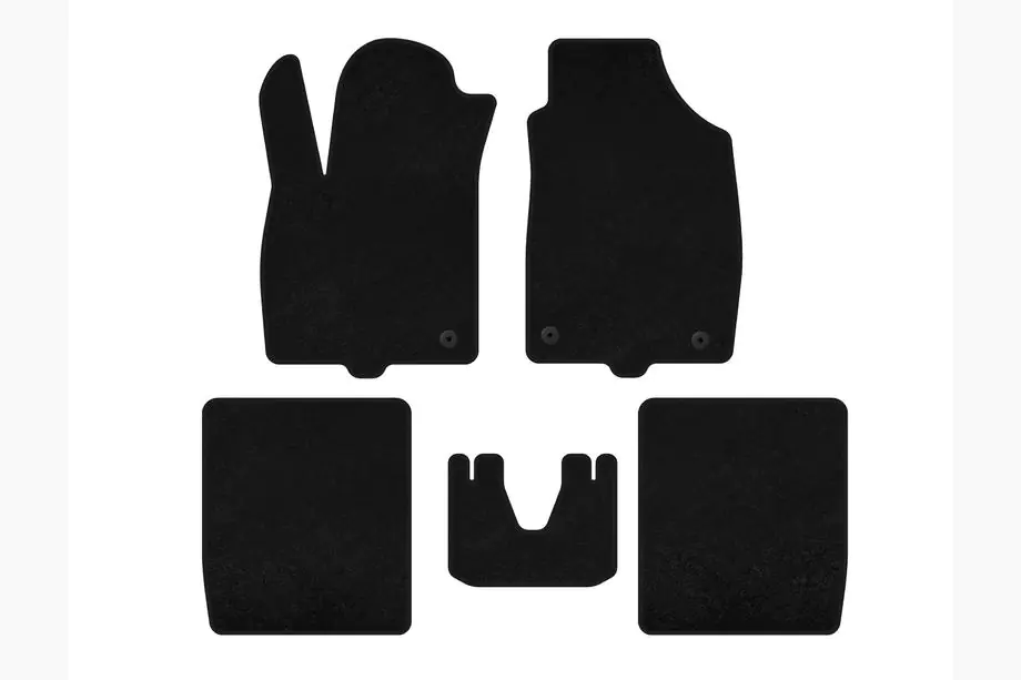 Fiat Panda 2003-2011 Textil Fußmatten Classic (Schwarz) Image