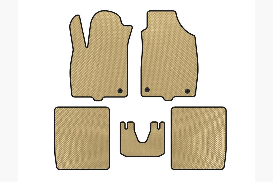 Fiat Panda 2003-2011 EVA Fußmatten (Beige) Image