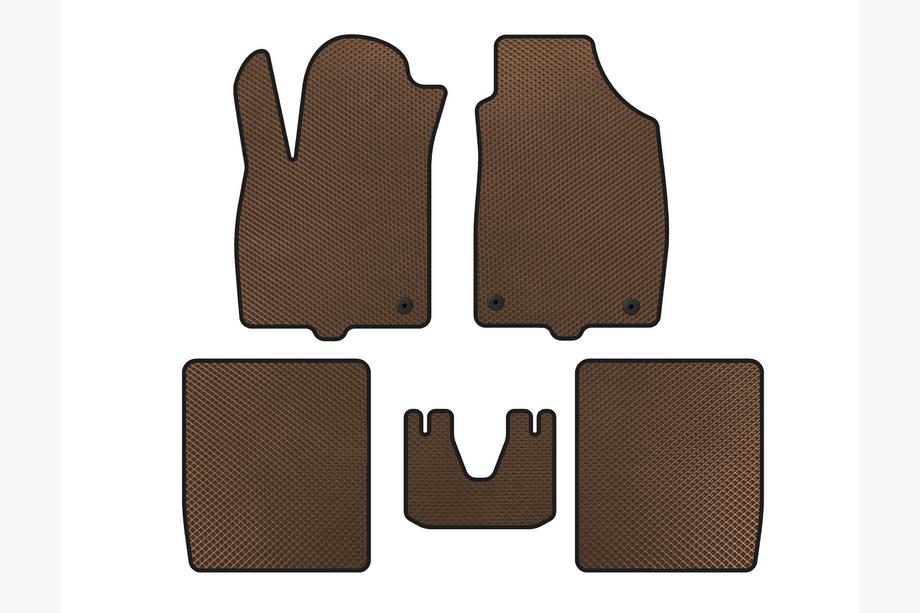 Fiat Panda 2003-2011 EVA Fußmatten (Braun) Image