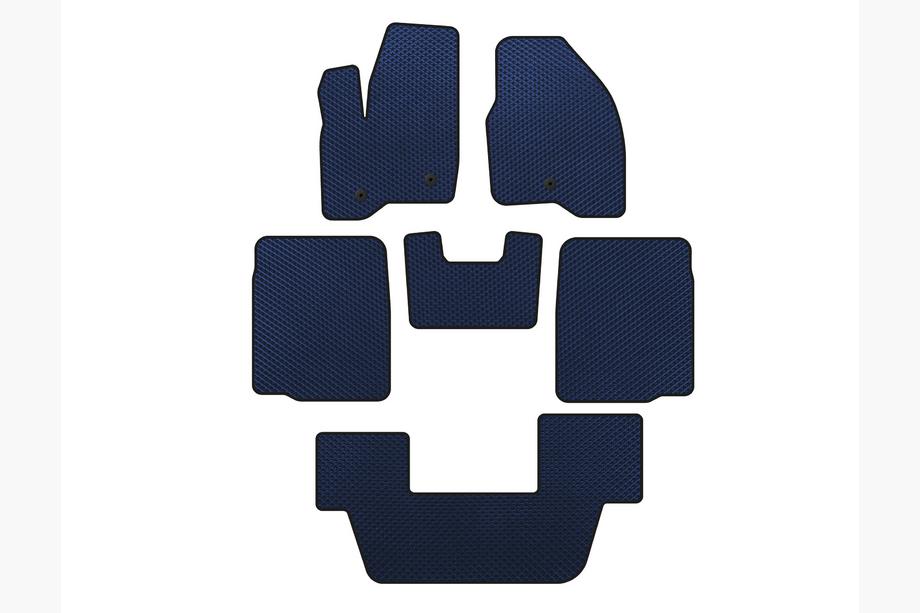 Ford Explorer 2011-2019 EVA Fußmatten (3 Reihen, 2011-2015, Blau) Image