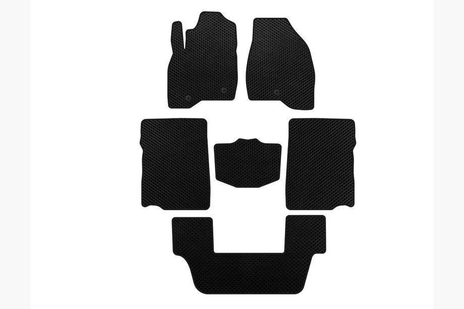 Ford Explorer 2011-2019 EVA Fußmatten (2017-2019, 3. Reihe, 7-Sitzer, Schwarz) Image