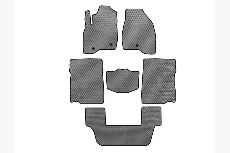 Ford Explorer 2011-2019 EVA Fußmatten (2017-2019, 3. Reihe, 7-Sitzer, Grau) Image