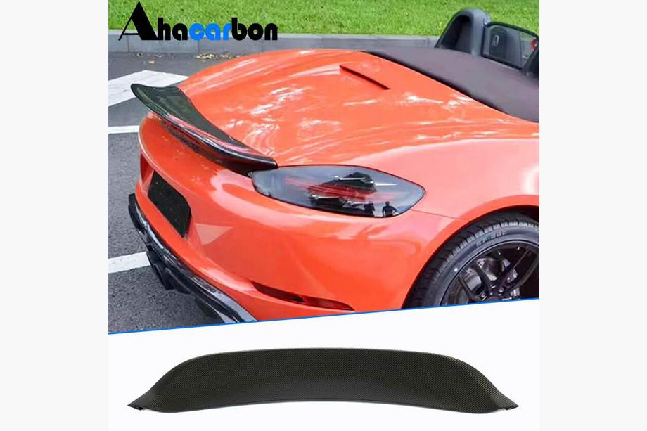 Porsche Boxster/Cayman 982 (718) 2016- Spoiler V1 (für Boxster, Carbon) Image