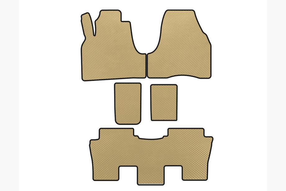 Citroen C-8 2002-2014 EVA Fußmatten (Beige) Image
