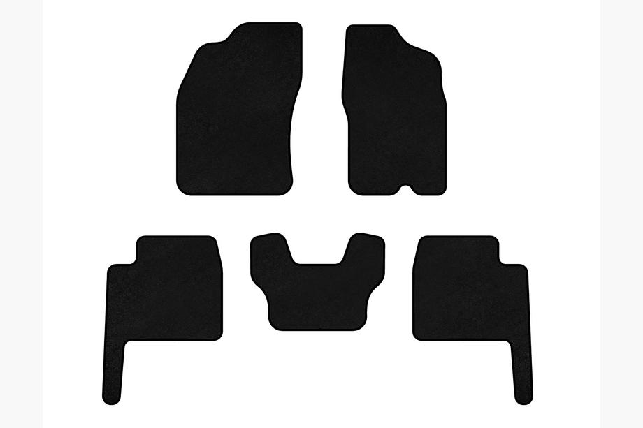 Dodge Durango 2004-2009 Textil Fußmatten Classic (Schwarz) Image