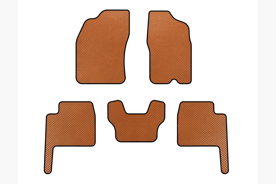 Dodge Durango 2004-2009 EVA Fußmatten (Orange) Image