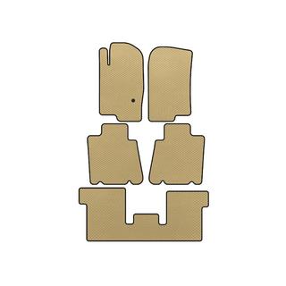 EVA Fußmatten (3 Reihen, Beige)