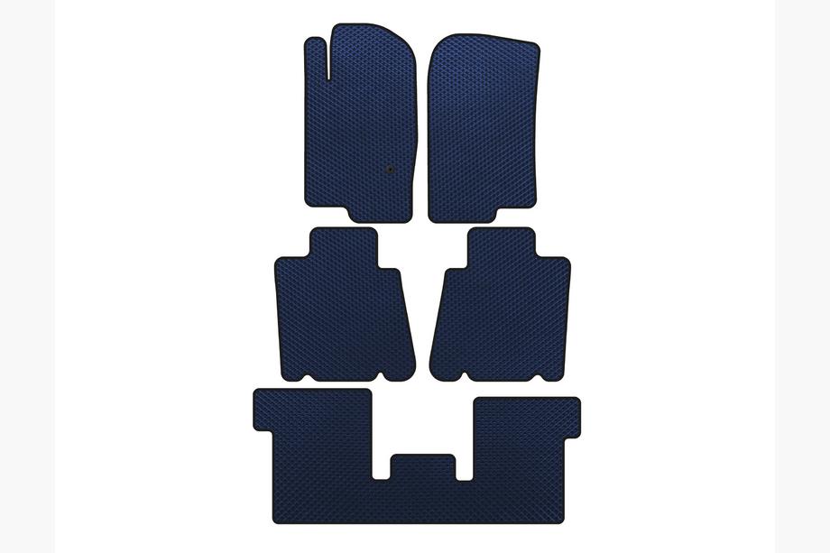 Ford Explorer 2001-2005 EVA Fußmatten (3 Reihen, Blau) Image