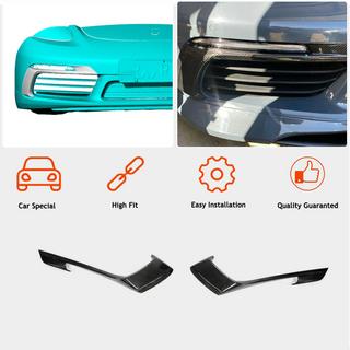 Abdeckungen für Nebelscheinwerfer (2016-2019, Carbon) Porsche Boxster/Cayman 982 (718) 2016- Foto 2