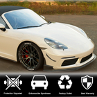Porsche Boxster/Cayman 982 (718) 2016- Frontlippe V1 für Frontstoßstange (2016-2019, Carbon) Foto 2