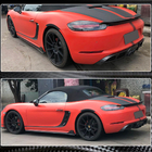 Porsche Boxster/Cayman 982 (718) 2016- Heckdiffusor V1 für Heckstoßstange (2016-2019, Carbon) Foto 4