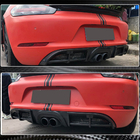 Porsche Boxster/Cayman 982 (718) 2016- Heckdiffusor V1 für Heckstoßstange (2016-2019, Carbon) Foto 5
