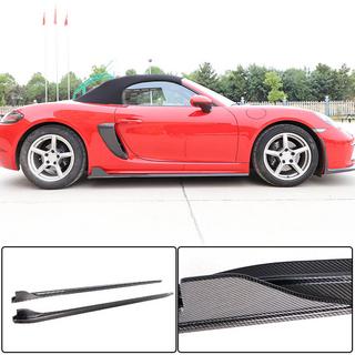 Seitenschweller V1 (2016-2019, Carbon) Porsche Boxster/Cayman 982 (718) 2016- Foto 1