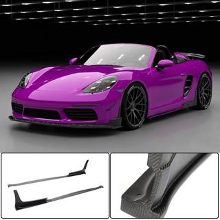 Seitenschweller V2 (2016-2019, Carbon) Porsche Boxster/Cayman 982 (718) 2016- Foto 1