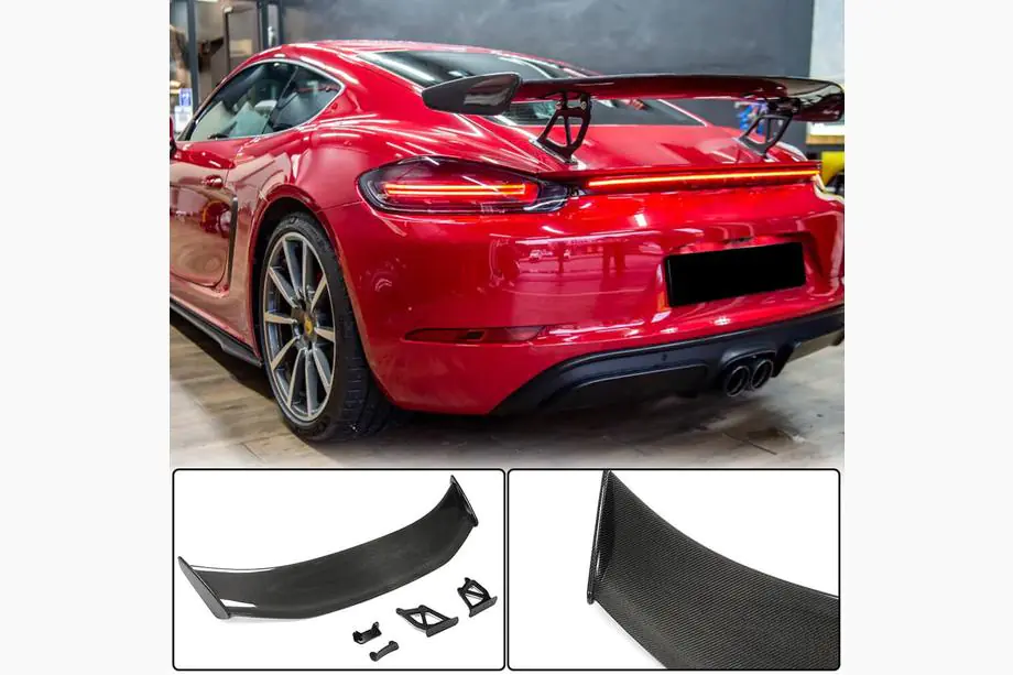 Porsche Boxster/Cayman 982 (718) 2016- Spoiler (für GT4 Coupe, Carbon) Image
