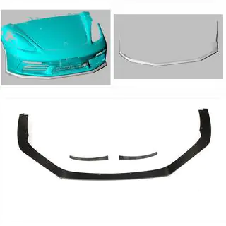 Frontstoßstange Lippe V2 Aufsatz (2016-2019, Carbon) Foto 2