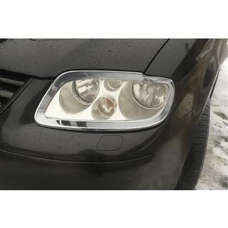 Scheinwerfer Abdeckungen (2 Stk, Edelstahl) Volkswagen Caddy 2004-2010 Foto 1
