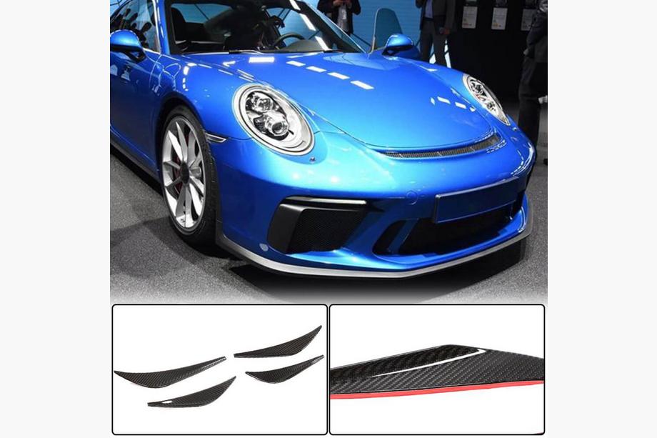Porsche 911 (991) 2011–2019 Frontstoßstangenaufsätze V1 (für GT3 (RS) 2017-2019, Carbon) Image