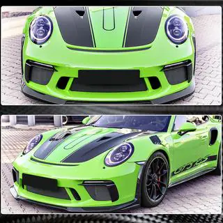Frontstoßstangenaufsätze V2 (für GT3 (RS) 2017-2019, Carbon) Foto 4