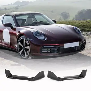 Frontstoßstangen Flaps aus Carbon für Carrera 4 S 4S