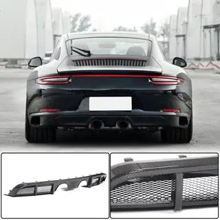 Heckdiffusor für Carrera 4 GTS 2017-2018, Carbon Foto 1