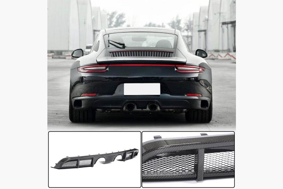 Porsche 911 (991) 2011–2019 Heckdiffusor für Carrera 4 GTS 2017-2018, Carbon Image