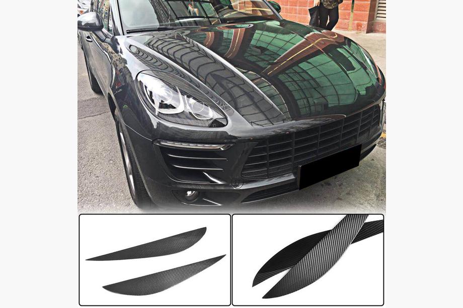 Porsche Macan 2014-2024 Scheinwerferblenden (2014-2018, Carbon) Image