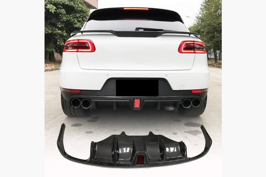 Porsche Macan 2014-2024 Heckdiffusor V2 (2014-2021, Carbon) Image