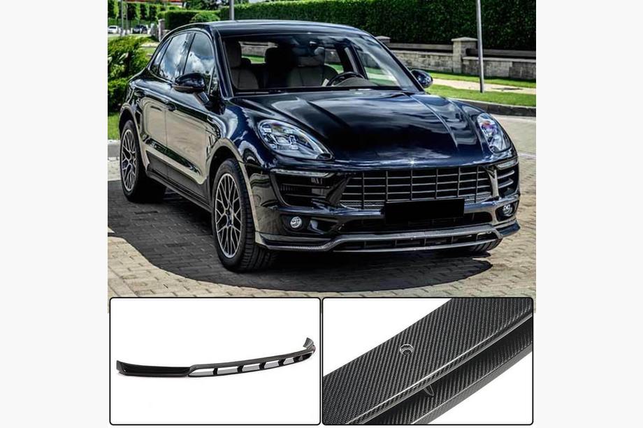 Porsche Macan 2014-2024 Frontspoiler Lippe V2 (2014-2018, Carbon) Foto 1