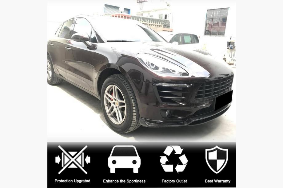 Porsche Macan 2014-2024 Frontspoiler Lippe V2 (2014-2018, Carbon) Foto 2