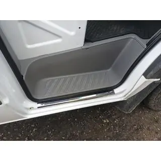 Einstiegsleisten VIP-Style (2 Stk, Edelstahl) Mercedes Sprinter W906 2006–2018 Foto 1
