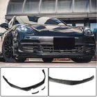 Porsche Panamera 2016-2023 Frontstoßstange Lippe Aufsatz (2016-2020, Carbon) Foto 1