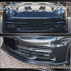 Porsche Panamera 2016-2023 Frontstoßstange Lippe Aufsatz (2016-2020, Carbon) Foto 4