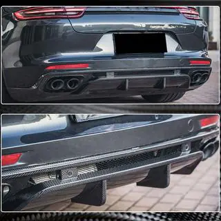 Heckdiffusor für Heckstoßstange (2016-2020, Carbon) Foto 4