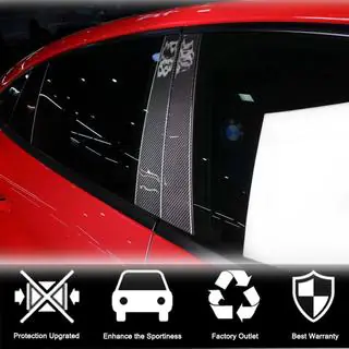 Carbon Türsäulen Abdeckungen (2016-2020) Porsche Panamera 2016-2023 Foto 2