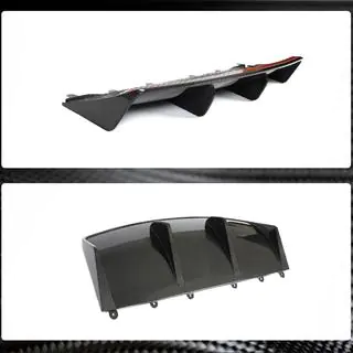 Heckstoßstangendiffusor (für 2019-2024 Turbo S SD, Carbon) Foto 3