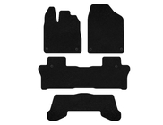 Honda Pilot 2015-2022 Textil Fußmatten Premium (3 Reihen, Schwarz) Foto 1