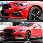 Ford Mustang 2015-2023 Frontstoßstangenlippe (2015-2017, Carbon) Foto 3