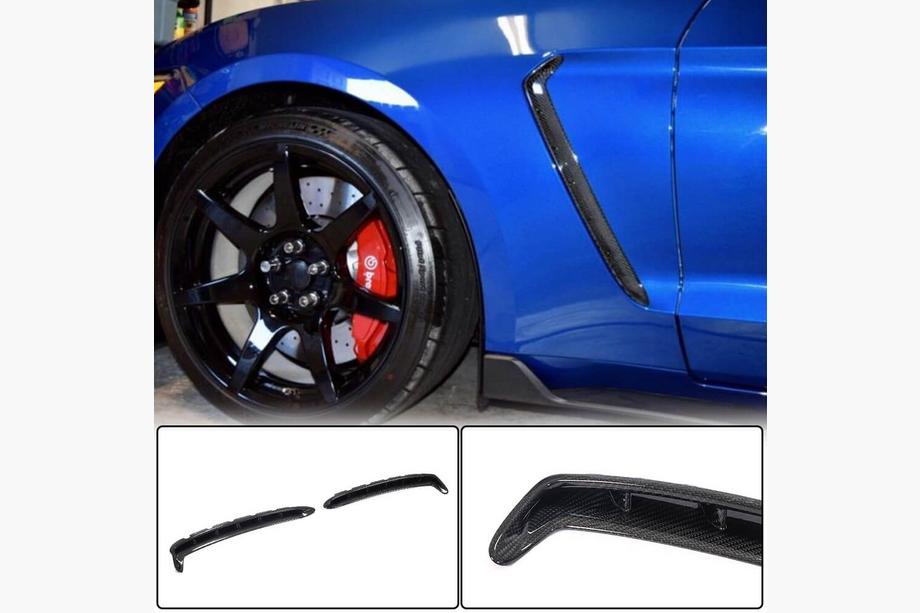 Ford Mustang 2015-2023 Kotflügelverkleidungen vorne (2018-2023, Carbon) Image